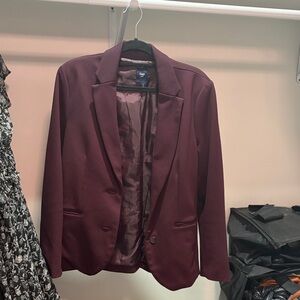 GAP Women's Burgundy Blazer